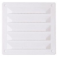 Grelha Ventiladora PVB GV-PVC 120x120mm branca 009.0080